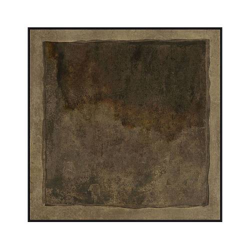 AFENGIA ΠΙΝΑΚΑΣ ΔΙΑΚΟΣΜΗΤΙΚΟΣ ΜΕ ΚΟΡΝΙΖΑ 80x80x4cm ΚΑΜΒΑΣ ΚΑΦΕ ΚΑΦΕ ΞΥΛΟ ΜΑΥΡΟ