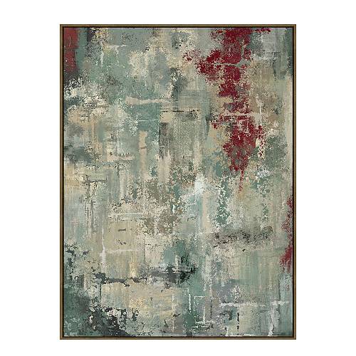 ASTRATTO ΠΙΝΑΚΑΣ ΔΙΑΚΟΣΜΗΤΙΚΟΣ ΜΕ ΚΟΡΝΙΖΑ 90x120x4cm ΚΑΜΒΑΣ ΠΟΛΥΧΡΩΜΟ ΞΥΛΟ ΦΥΣΙΚΟ