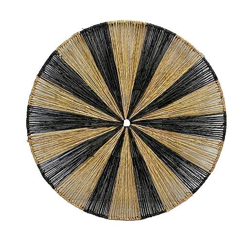 IRIDA ΔΙΑΚΟΣΜΗΤΙΚΟ ΤΟΙΧΟΥ 41x41x6cm ΓΙΟΥΤΑ ΦΥΣΙΚΟ ΜΑΥΡΟ