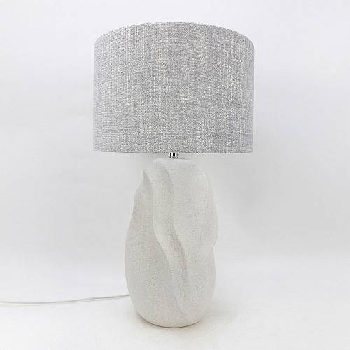 INIR ΦΩΤΙΣΤΙΚΟ ΕΠΙΤΡΑΠΕΖΙΟ 32x32x57cm ΚΕΡΑΜΙΚΟ ΜΠΕΖ ΛΙΝΟ ΓΚΡΙ