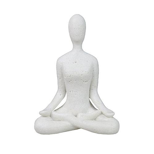 MORPH II ΔΙΑΚΟΣΜΗΤΙΚΟ ΣΩΜΑ 13x7.5x17.5cm RESIN ΑΣΠΡΟ