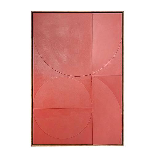 HARMONY ΠΙΝΑΚΑΣ ΔΙΑΚΟΣΜΗΤΙΚΟΣ ΜΕ ΚΟΡΝΙΖΑ 82.6x4.3x122.6cm ΚΑΜΒΑΣ ΠΟΡΤΟΚΑΛΙ PS