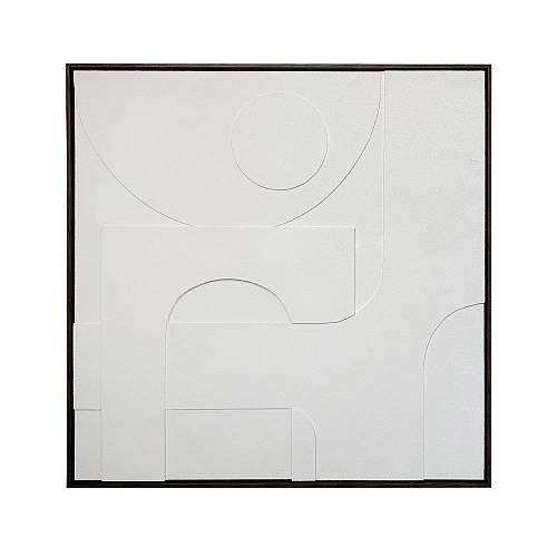 CALMA ΠΙΝΑΚΑΣ ΔΙΑΚΟΣΜΗΤΙΚΟΣ ΜΕ ΚΟΡΝΙΖΑ 102.6x4.3x102.6cm ΚΑΜΒΑΣ ΜΠΕΖ PS