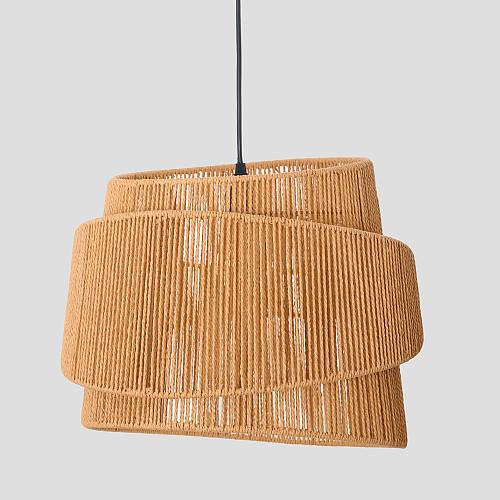 ZIA ΦΩΤΙΣΤΙΚΟ ΟΡΟΦΗΣ 39x35cm ΣΧΟΙΝΙ ΧΑΚΙ ΧΑΡΤΙ