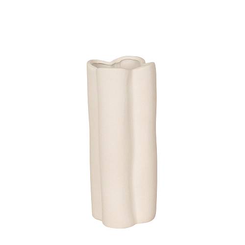 KERA ΒΑΖΟ 12x12x28cm ΚΕΡΑΜΙΚΟ ΛΕΥΚΟ
