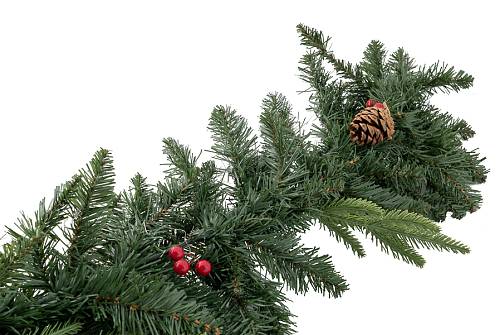 ΓΥΡΛΑΝΤΑ ΧΡΙΣΤΟΥΓΕΝΝΙΑΤΙΚΗ ΜΕ ΚΟΥΚΟΥΝΑΡΙΑ ΠΡΑΣΙΝΗ 2.7Μ