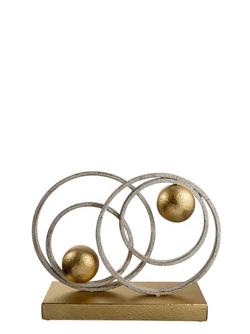 ΜΕΤΑΛΛΙΚΟ ΔΙΑΚΟΣΜΗΤΙΚΟ ΛΕΥΚΟ ΧΡΥΣΟ 30Χ8Χ22ΕΚ