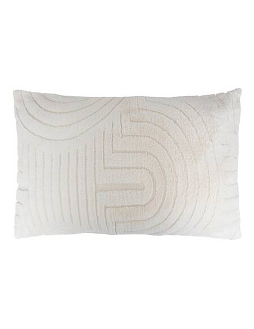 Μαξιλάρι γούνα λευκή 50x80cm