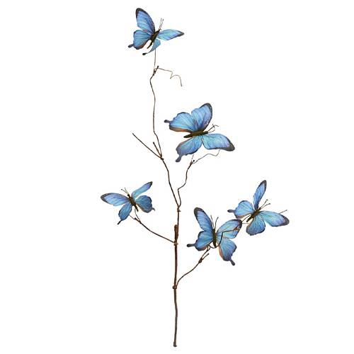 ΜΠΛΕ ΚΛΑΔΙ ΔΙΑΚΟΣΜΗΣΗΣ ΜΕ ΠΕΤΑΛΟΥΔΕΣ - Υ94cm 12/144ΚΙΒ