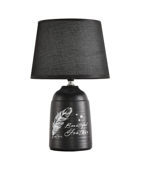 TLC 6033 ΠΟΡΤΑΤΙΦ ΚΕΡΑΜΙΚΟ ΜΑΥΡΟ ΜΕ ΦΥΛΛΟ ΑΜΠΑΖΟΥΡ ΜΑΥΡΟ 1ΧΕ27