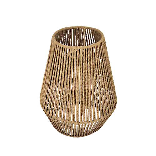 ΦΩΤΙΣΤΙΚΟ ΟΡΟΦΗΣ ΚΡΕΜΑΣΤΟ ΚΑΦΕ ΚΩΝΙΚΟ ΜΕ ΣΧΟΙΝΙ - Φ19x30cm
 4/23ΚΙΒ