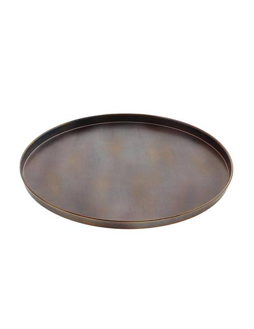 Δίσκος μεταλ.καφέ/χρυσό Φ35Χ2