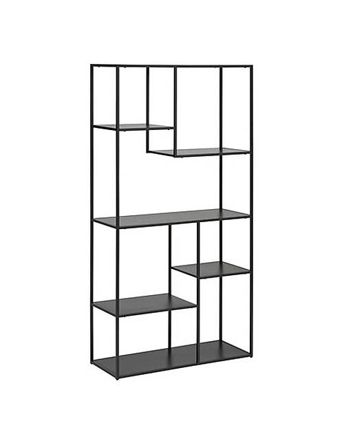 Ραφιέρα μεταλλική μαύρη 5ράφια  90 x 35 x 180 cm