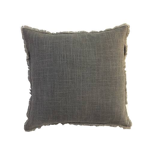 LIBELL 1 ΔΙΑΚΟΣΜΗΤΙΚΟ ΜΑΞΙΛΑΡΙ 45x45cm ΥΦΑΣΜΑ ΓΚΡΙ