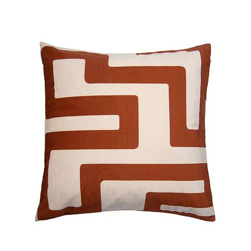 MAZE ΔΙΑΚΟΣΜΗΤΙΚΟ ΜΑΞΙΛΑΡΙ 45x45cm ΒΕΛΟΥΔΟ NUDE TERRACOTTA