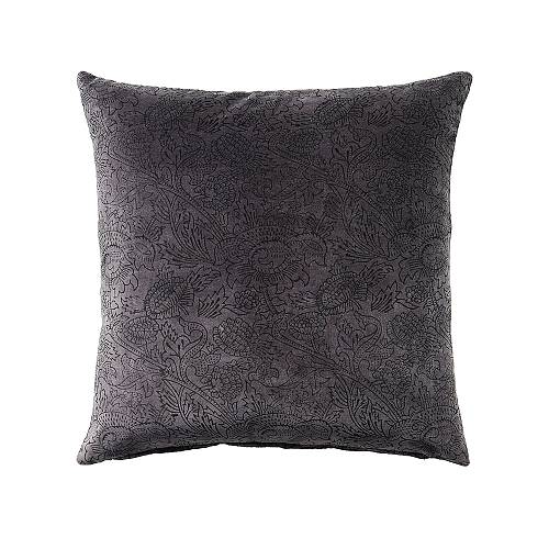 ONYX ΔΙΑΚΟΣΜΗΤΙΚΟ ΜΑΞΙΛΑΡΙ 50x50cm ΒΑΜΒΑΚΙ ΜΑΥΡΟ ΒΕΛΟΥΔΟ