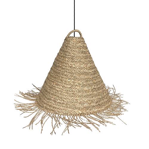 SYROS ΦΩΤΙΣΤΙΚΟ ΟΡΟΦΗΣ 60x60x50cm SEAGRASS ΦΥΣΙΚΟ