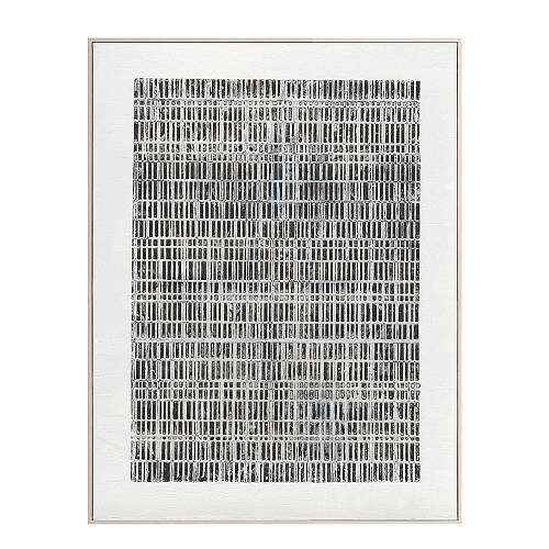 SOMETIMES ΠΙΝΑΚΑΣ ΔΙΑΚΟΣΜΗΣΗΣ 90x120x5cm ΚΑΜΒΑΣ ΛΕΥΚΟ ΜΑΥΡΟ ΞΥΛΟ ΛΕΥΚΟ