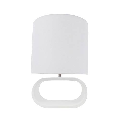 ELIO ΦΩΤΙΣΤΙΚΟ ΕΠΙΤΡΑΠΕΖΙΟ 32x32x46cm POLYRESIN ΛΕΥΚΟ ΛΙΝΟ ΛΕΥΚΟ