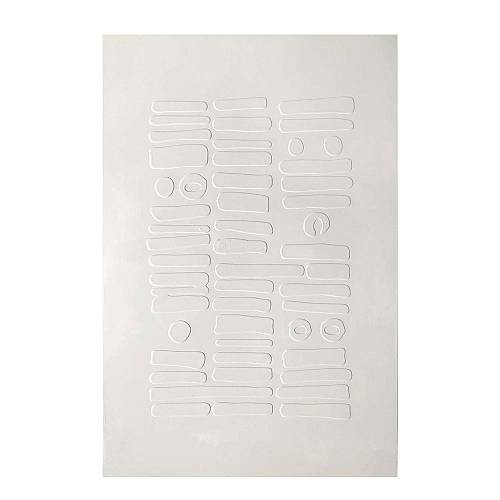 IMPRINT ΠΙΝΑΚΑΣ ΔΙΑΚΟΣΜΗΣΗΣ 80x120x4cm ΚΑΜΒΑΣ ΛΕΥΚΟ MDF