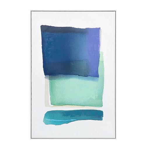 MOTIF MAR B ΠΙΝΑΚΑΣ ΔΙΑΚΟΣΜΗΤΙΚΟΣ ΜΕ ΚΟΡΝΙΖΑ 80x120x4cm ΚΑΜΒΑΣ ΠΟΛΥΧΡΩΜΟ ΞΥΛΟ ΑΣΠΡΟ