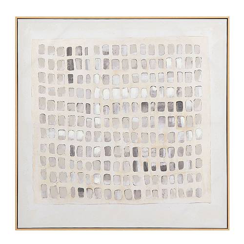 SIMPLICIT ΠΙΝΑΚΑΣ ΔΙΑΚΟΣΜΗΤΙΚΟΣ ΜΕ ΚΟΡΝΙΖΑ 100x100x4cm ΚΑΜΒΑΣ ΜΠΕΖ ΚΑΦΕ ΞΥΛΟ ΦΥΣΙΚΟ