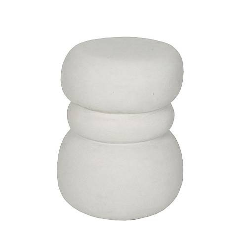 NIVO SIDE TABLE ΑΣΠΡΟ 35x37x47cm