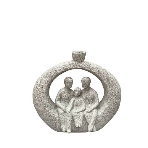 ΔΙΑΚΟΣΜΗΤΙΚO ΠΟΛΥΕΣΤΕΡΙΚO ΕΚΡΟΥ -ΟΙΚΟΓΕΝΕΙΑ ΚΑΘΙΣΤΗ- ΥΦΗ ΠΕΤΡΑΣ - 21x10x19cm 24/KIB