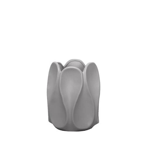 ΒΑΖΟ ΓΚΡΙ ΚΕΡΑΜΙΚΟ ΜΕ ΠΤΥΧΩΣΕΙΣ - 16x20cm 1/12ΚΙΒ