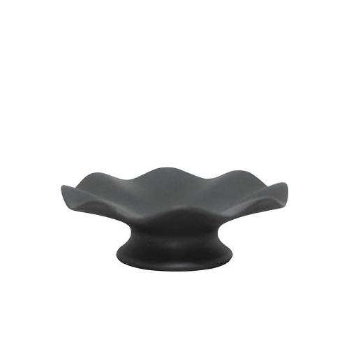 ΔΙΑΚΟΣΜΗΤΙΚΗ ΚΕΡΑΜΙΚΗ ΠΙΑΤΕΛΑ/ΚΟΥΠ ΜΑΥΡΗ ΜΕ ΒΑΣΗ - 23x8cm 1/10ΚΙΒ