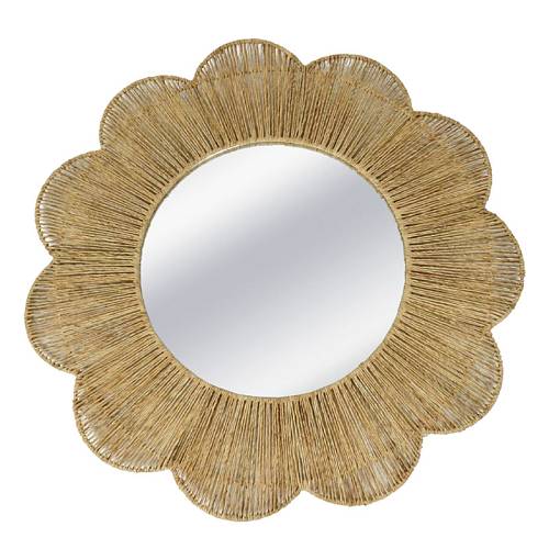 ΨΑΘΙΝΟΣ ΔΙΑΚΟΣΜΗΤΙΚΟΣ ΚΑΘΡΕΦΤΗΣ TOIXOY (ΣΤΡΟΓΓΥΛΟΣ Φ34cm) ΛΟΥΛΟΥΔΙ ΜΠΟΧΟ - Φ61cm 2/ΚΙΒ