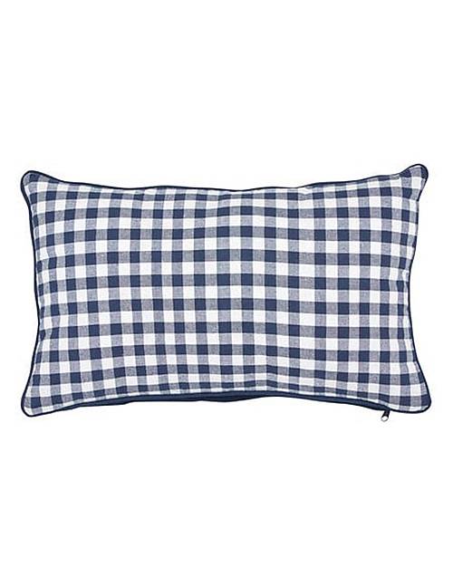 Μαξιλάρι καρό μπλε 30x50cm