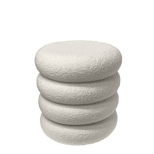 ΣΚΑΜΠO ΣΤΡΟΓΓΥΛΟ ΛΕΥΚΟ ΔΙΚΤΥΛΙΟΙ ΒΑΜΒΑΚΕΡΗ ΣΕΡΠΑ - Φ34x37cm 4/KIB