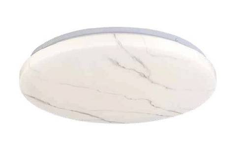 Πλαφονιέρα οροφής LED 18W 4cct από λευκό ακρυλικό D:30cm (42050-C-Λευκό)