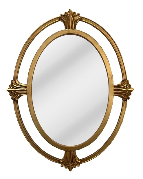 ΚΑΘΡΕΠΤΗΣ ΠΟΛΥΕΣΤΕΡΙΚΟΣ ΧΡΥΣΟΣ ΟΒΑΛ 86Χ66ΕΚ ΜΕΓΕΘΟΣ ΚΑΘΡΕΠΤΗ 46Χ66ΕΚ