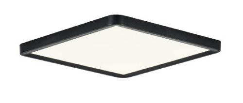 Πλαφονιέρα οροφής LED 40W 3CCT (by switch on base) από μαύρο μέταλλο  D:50cm (42045-Black)