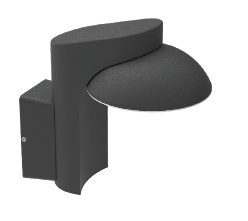 it-Lighting Wabash LED 7W 3CCT Outdoor Wall Lamp Black D:13cm (80208310)