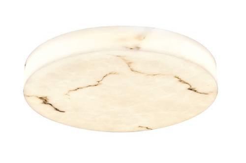 Φωτιστικό οροφής, LED 48W Alabaster & ritine, 5280 lm, 3CCT (by switch on base) D:60x6cm (42053-B)