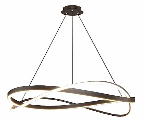 Φωτιστικό led μαύρο 3CCT Dimmable by remote control 50w 4550Lm