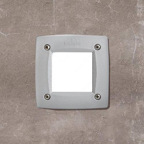 FUMAGALLI LETI 100 ΤΕΤΡΑΓΩΝΗ ΓΚΡΙ ΟΠΑΛ GX53 LED 3W CCT