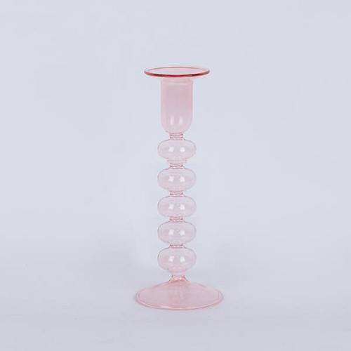 ΓΥΑΛΙΝΟ ΚΗΡΟΠΗΓΙΟ, ΦΟΥΣΚΑ, ΡΟΖ, 8x25.5cm