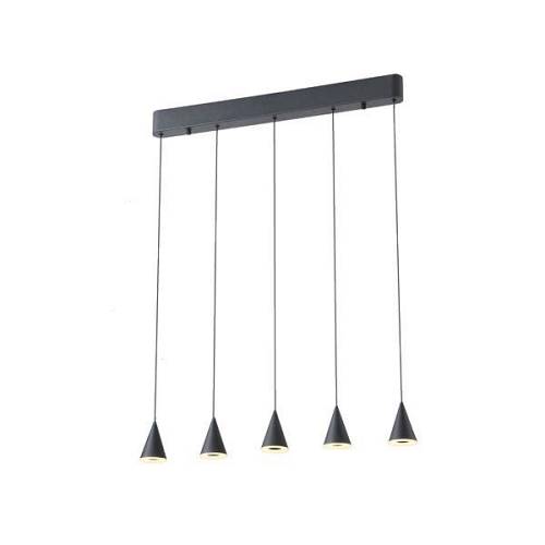 ΦΩΤΙΣΤΙΚΟ ΚΡΕΜΑΣΤΟ LED 25W 1500Lm 3000K 680X1200mm ΜΑΥΡΟ ARTE ILLUMINA CAMPANELLE