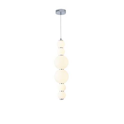 ΦΩΤΙΣΤΙΚΟ ΚΡΕΜΑΣΤΟ AΛΟΥΜΙΝΙΟ 24W 2800Lm 3000K Φ175x2262mm ΛΕΥΚΟ ARTE ILLUMINA BLOSSOM