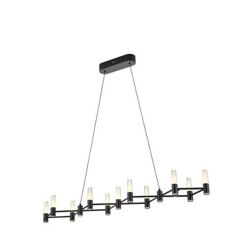 ΦΩΤΙΣΤΙΚΟ ΚΡΕΜΑΣΤΟ ΑΛΟΥΜΙΝΙO LED 58W 3480Lm 3000K 1200X1500mm ΜΑΥΡΟ-ΧΡΥΣΟ ARTE ILLUMINA VELAS