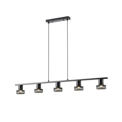 ΣΠΟΤ ΟΡΟΦΗΣ ΜΕ ΔΙΧΤΥ ΠΕΝΤΑΠΛΟ E27 Max 15w 1180X100X1180mm ΜΑΥΡΟ ARTE ILLUMINA SOLUN