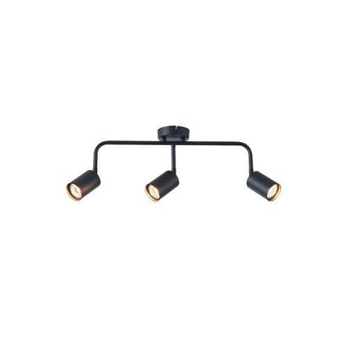 ΣΠΟΤ ΜΕΤΑΛΛΙΚΟ 3ΦΩΤΟ 3XGU10 Max 7w 500X90X230mm ΜΑΥΡΟ ARTE ILLUMINA OLYMP