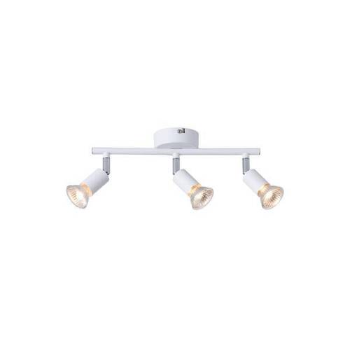 ΣΠΟΤ ΚΙΝΗΤΟ ΜΕΤΑΛΛΟ 3ΦΩΤΟ 2XGU10 Max 7W 300X80X125mm ΛΕΥΚΟ ARTE ILLUMINA VORRAS