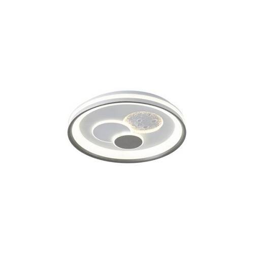 ΠΛΑΦΟΝΙΕΡΑ ΜΕΤΑΛΛΟ-ΠΛΑΣΤΙΚΟ LED 60W 4020Lm (3000&4000K) Φ510X75mm ΛΕΥΚΟ ARTE ILLUMINA ALEGRE