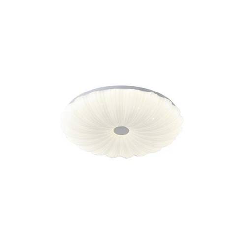 ΠΛΑΦΟΝΙΕΡΑ ΜΕΤΑΛΛΟ-ΠΛΑΣΤΙΚΟ LED 60W 4680Lm 3CCT (3000-4000-6500K) Φ480X75mm ΛΕΥΚΟ ARTE ILLUMINA ANTHOS