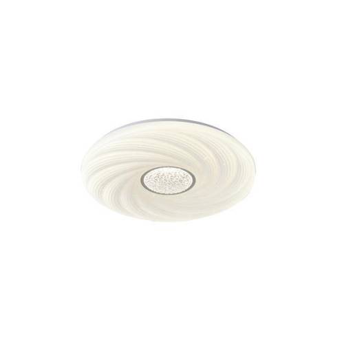 ΠΛΑΦΟΝΙΕΡΑ ΜΕΤΑΛΛΟ-ΠΛΑΣΤΙΚΟ LED 60W 5580Lm 3CCT(3000-4000-6500K) Φ480X75mm ΛΕΥΚΟ ARTE ILLUMINA TRIANO